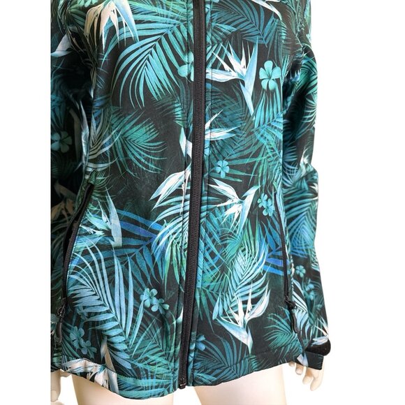Mountain Warehouse Soft Shell Exodus Water Resistant Printed Jacket Size 6 EUC - Picture 2 of 6